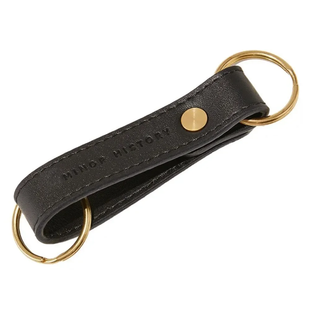 Minor History Valet Keychain • Black • NWT